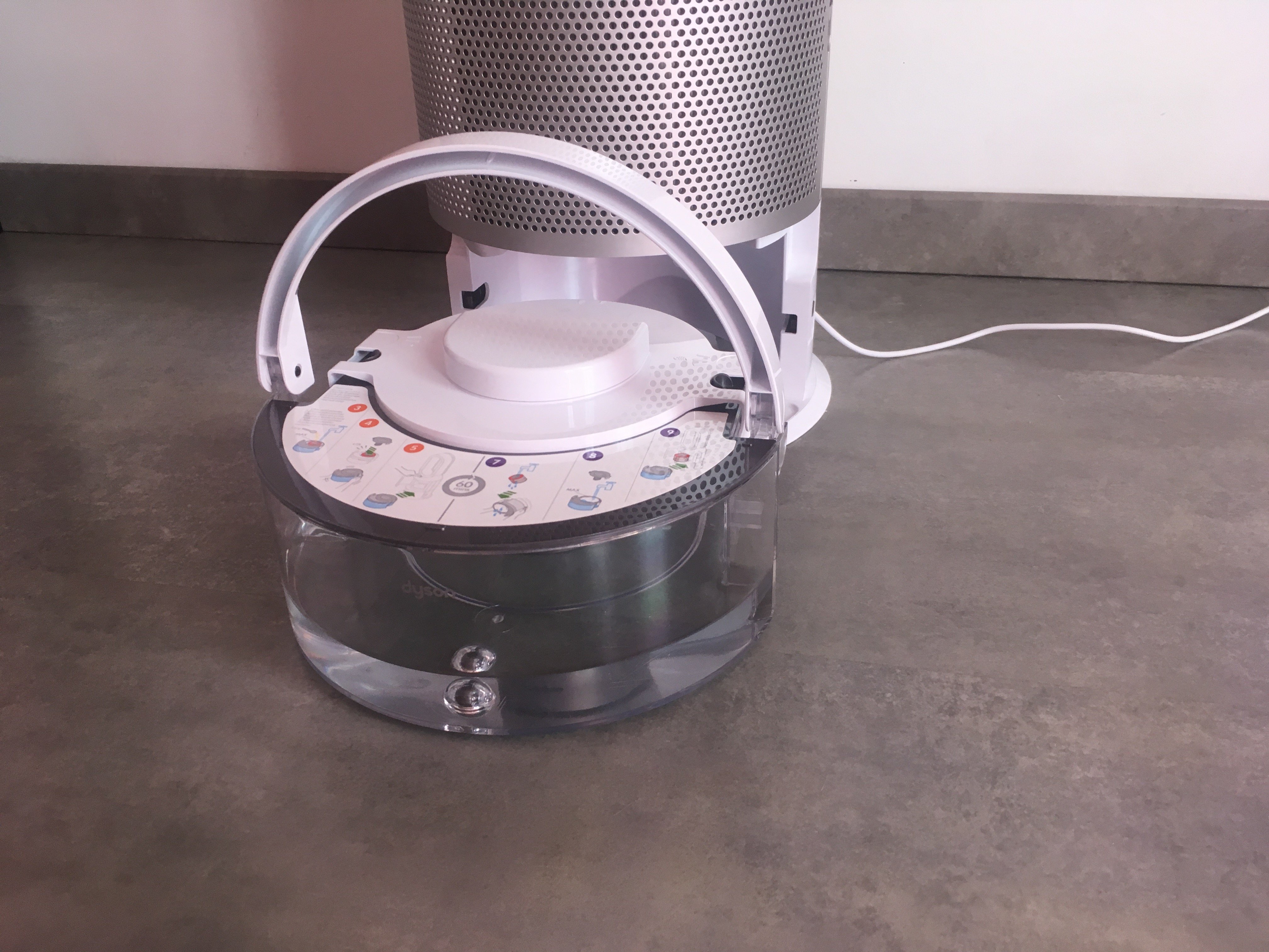 Purificateur d'air Purifier Humidify + Cool PH03 de Dyson avec filtre HEPA  - Blanc/Argenté