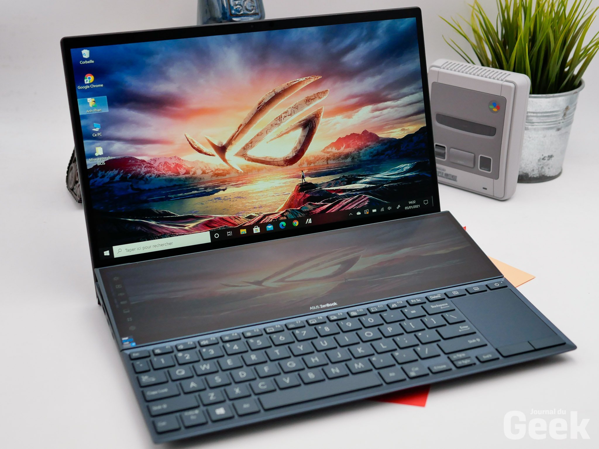Test Asus Zenbook Duo UX482E : l'ultraportable au double écran étonnant