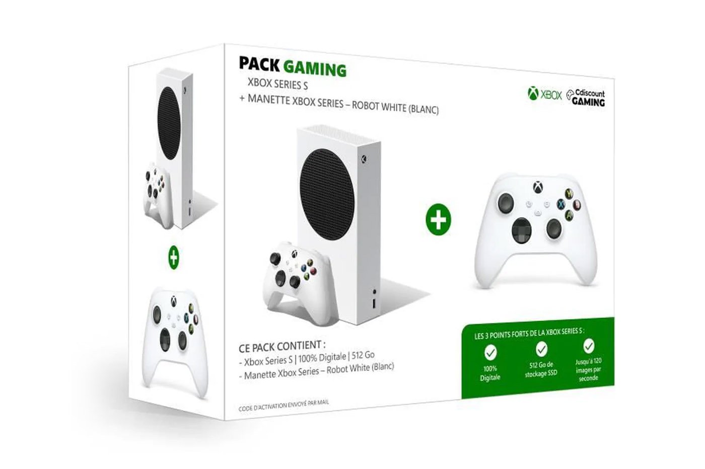 La Xbox Series S + la manette sans fil proposées à moins de 330€ 