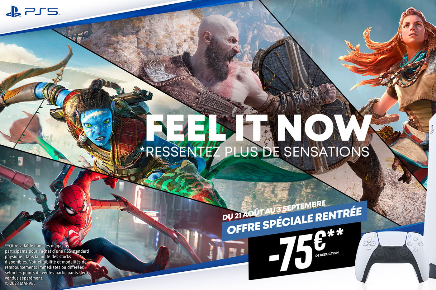 La PS5 est exceptionnellement disponible en promotion aujourd'hui pour le  lancement des soldes ! 