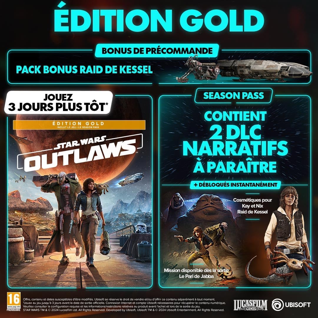 Star Wars Outlaws Gold