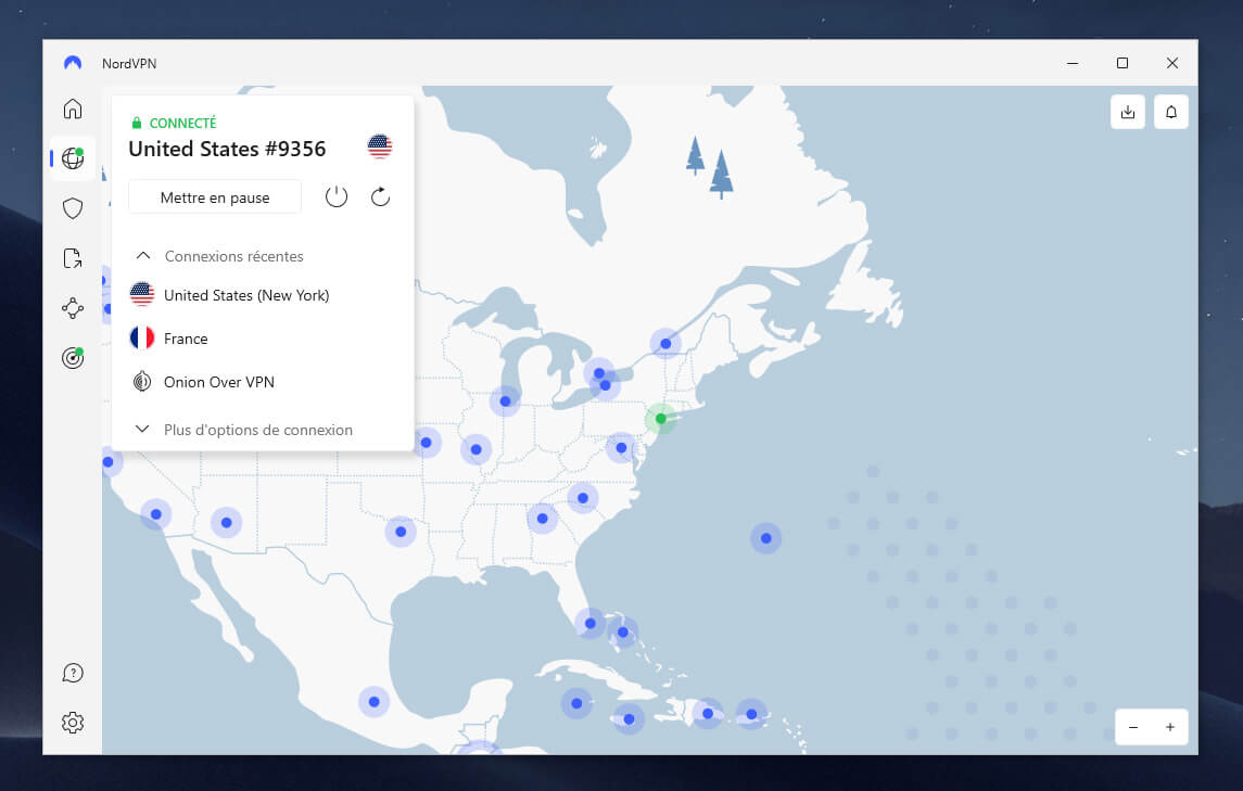 Connexion Serveur Usa Nordvpn