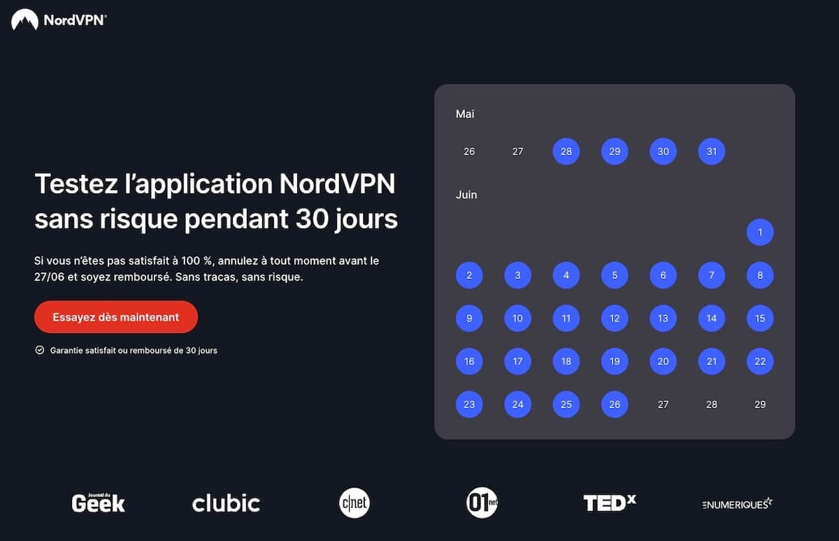 Essai 30 Jours Nordvpn