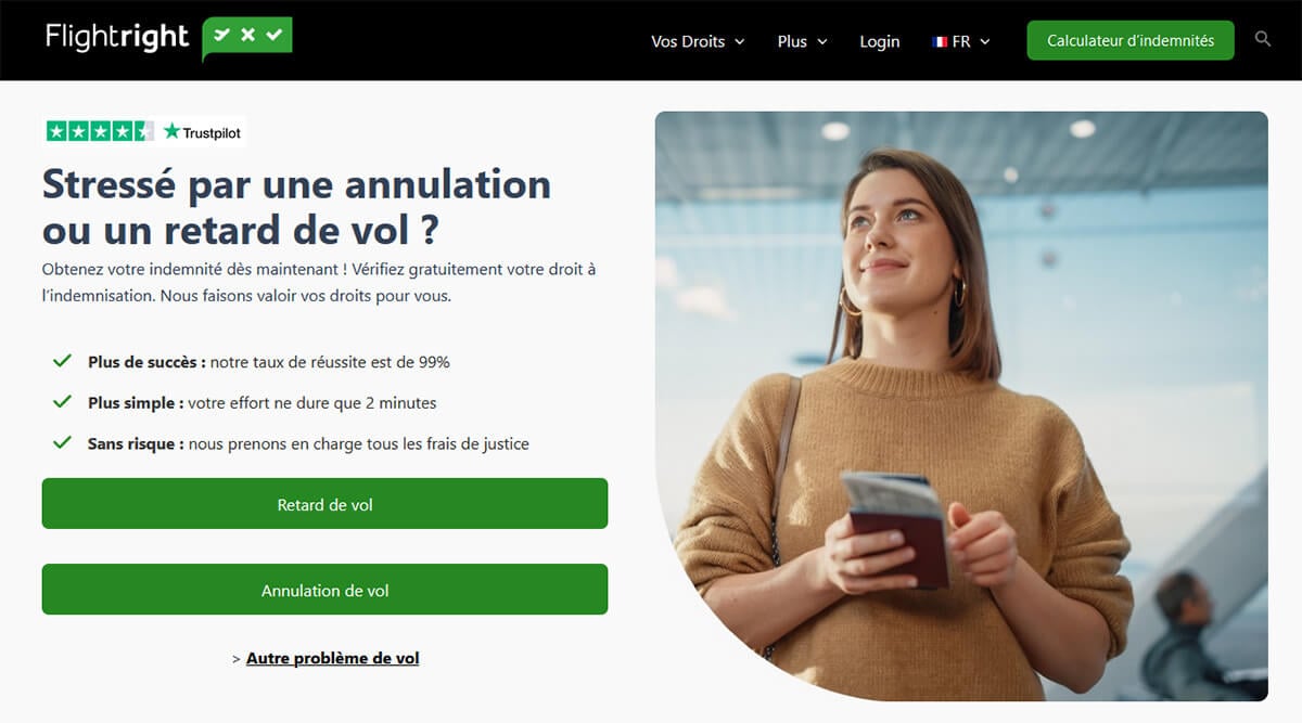 Flightright Plateforme Indemnisation