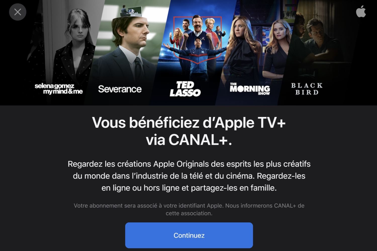 Apple Tv Canal Accès Direct