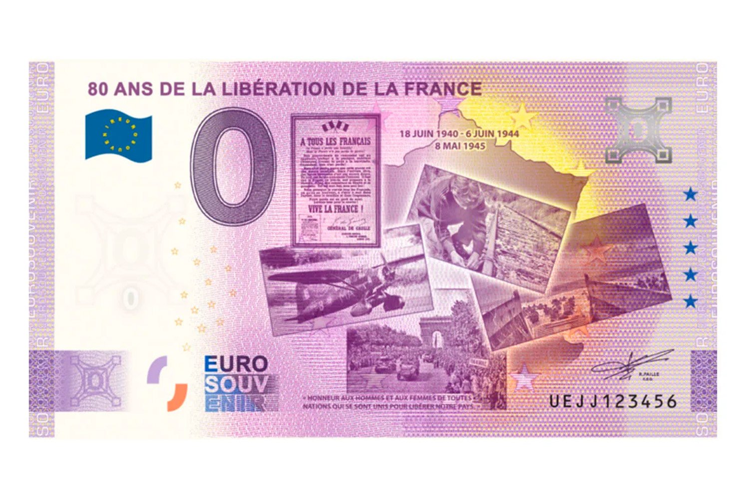 Billet 0 Euro Souvenir