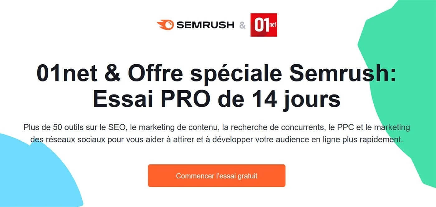 Commencer Essai Gratuit Semrush