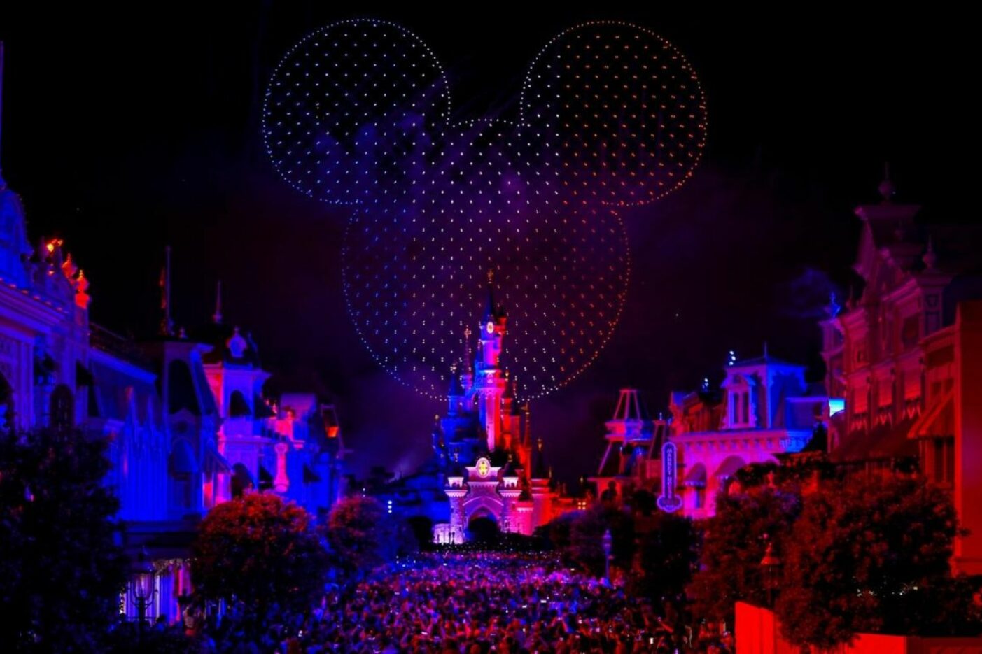 Disney Drones 14 Juillet Record