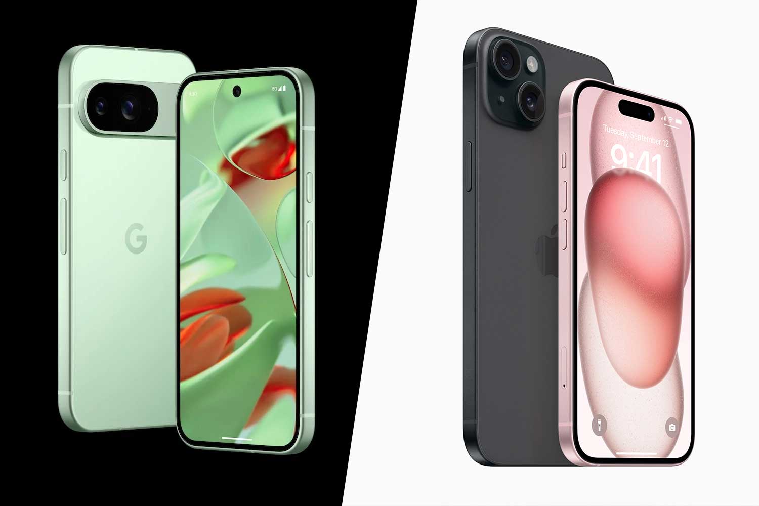 Google Pixel 9 vs iPhone 15 : qui remporte le duel