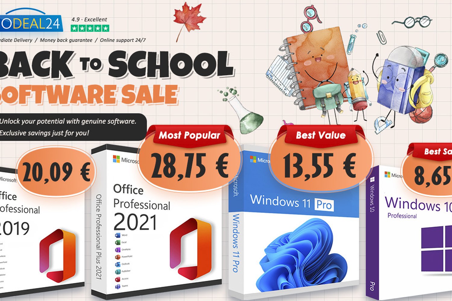 Offres Godeal24 Back To School