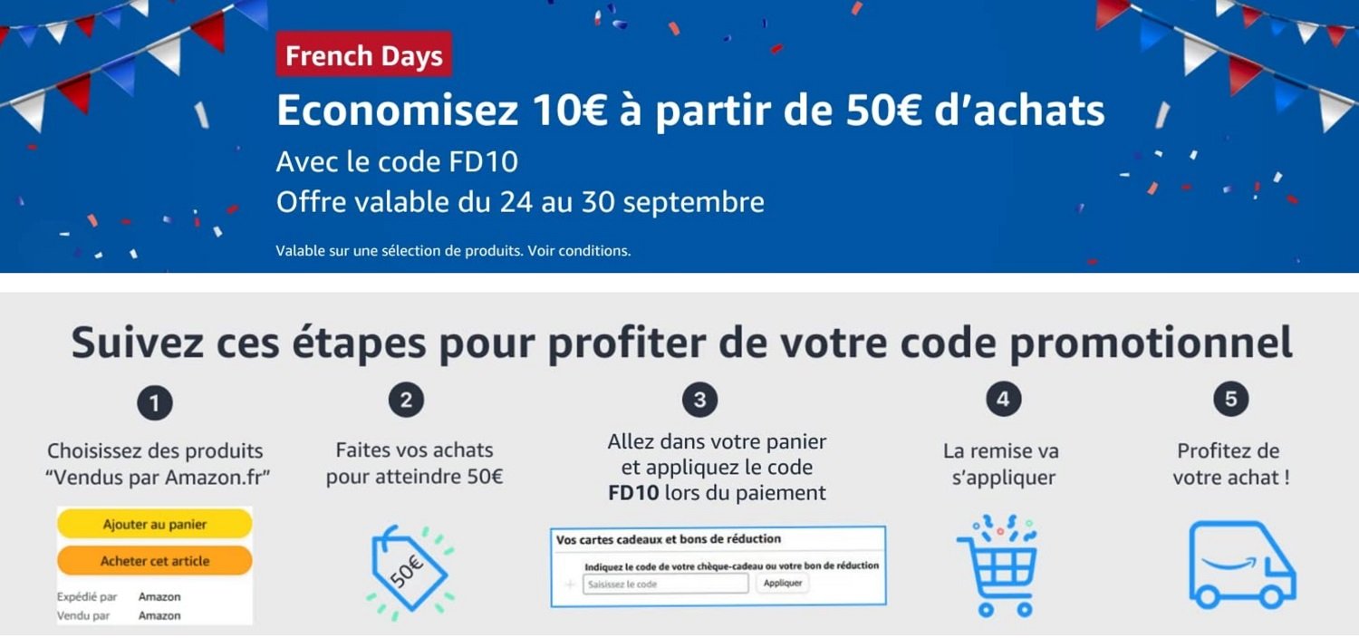 Code Amazon French days