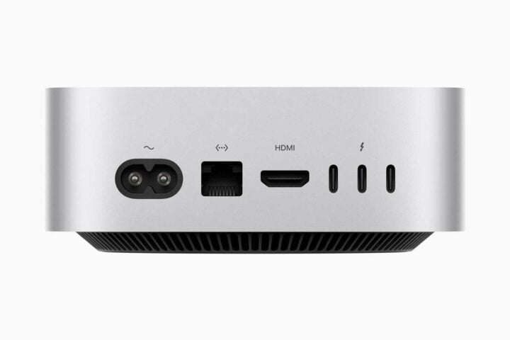 Apple Mac Mini Back Facing Ports