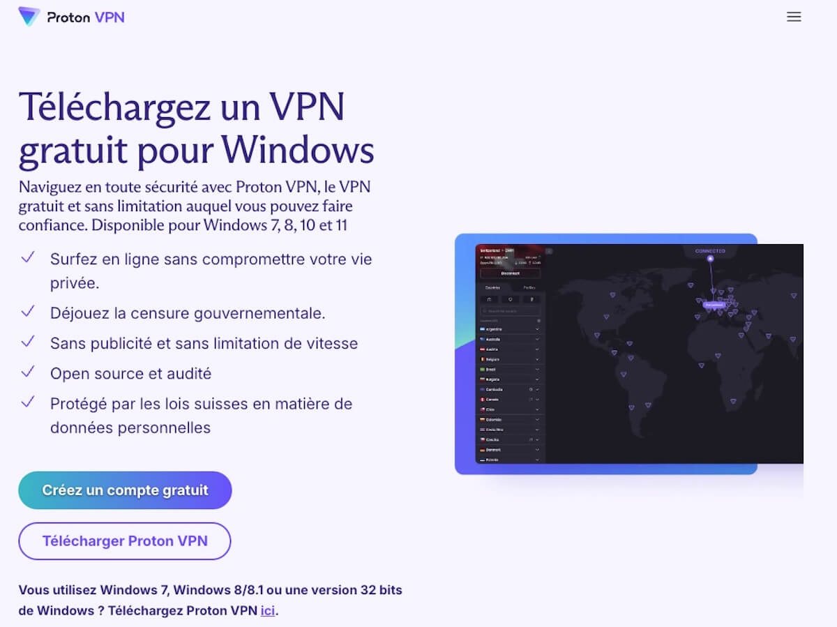 Proton Vpn Gratuit Windows