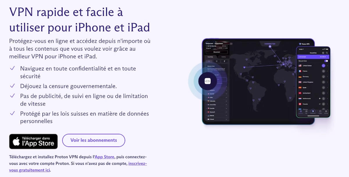 Proton Vpn Ipad Et Iphone