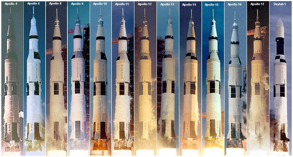 Saturn V Launches