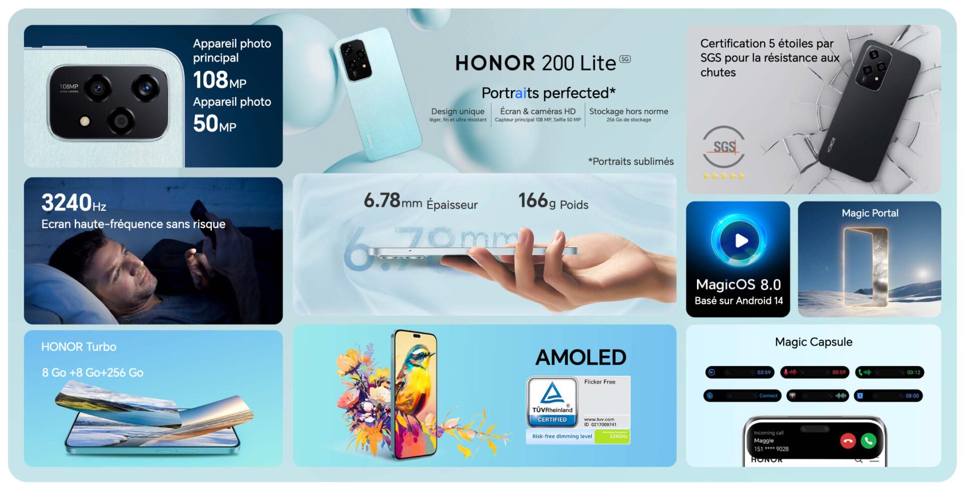 Honor200lite Spec