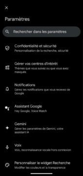 Parametres Langue Google Assistant