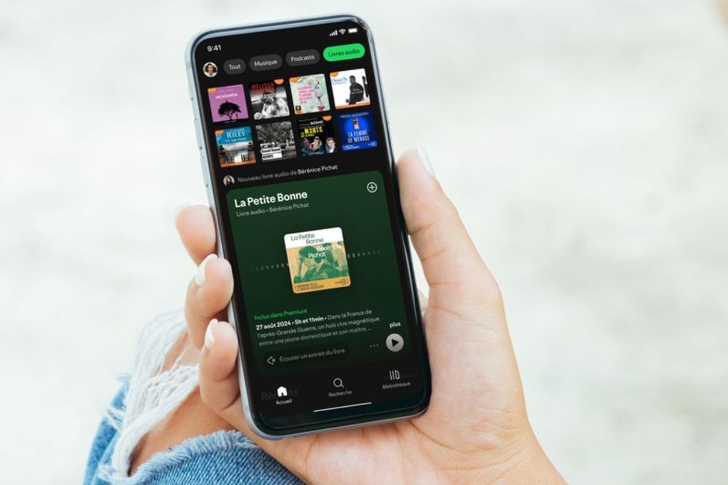 Spotify Livre Audio