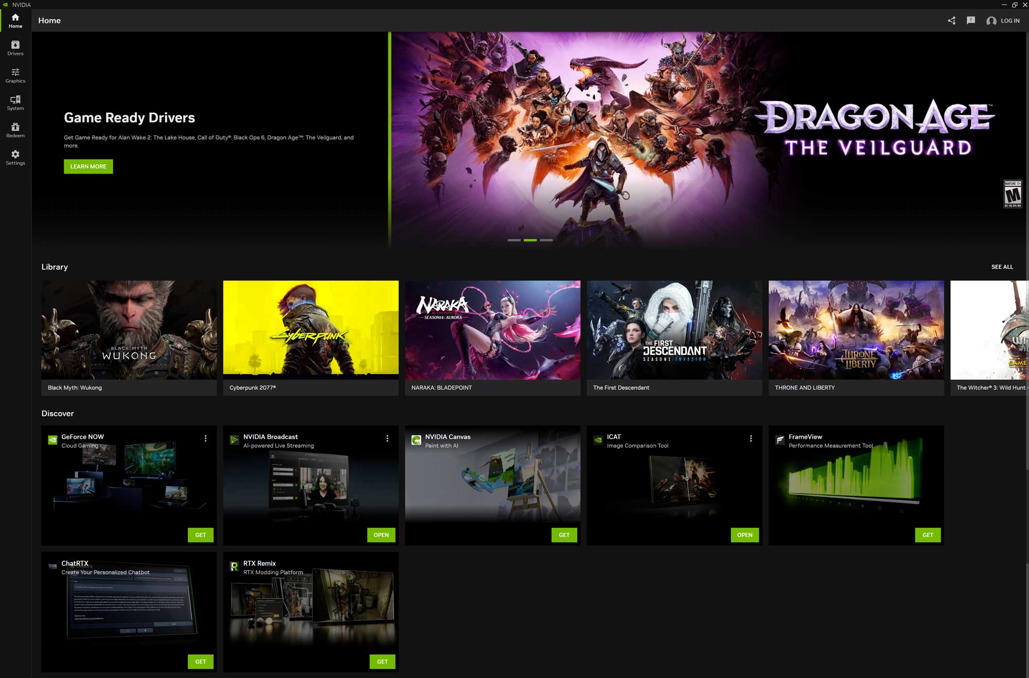 Nvidia App Home