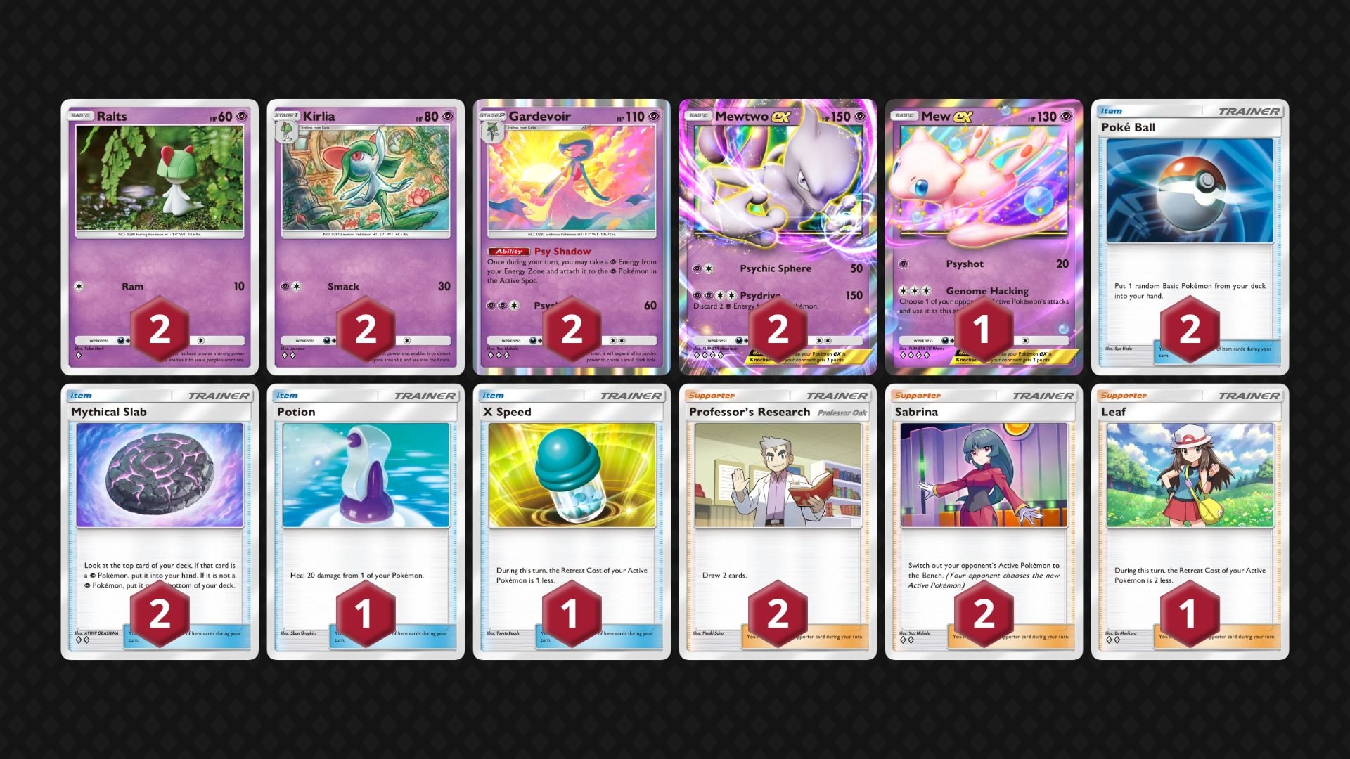 Deck Mewtwo Ile Fabuleuse