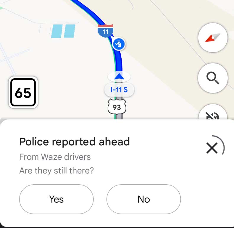 Google Maps Alerte Waze