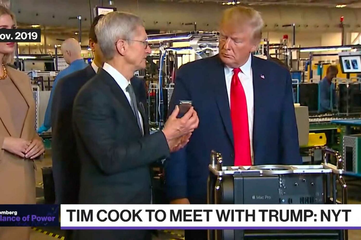 Tim Cook Meet With President Donald Trump