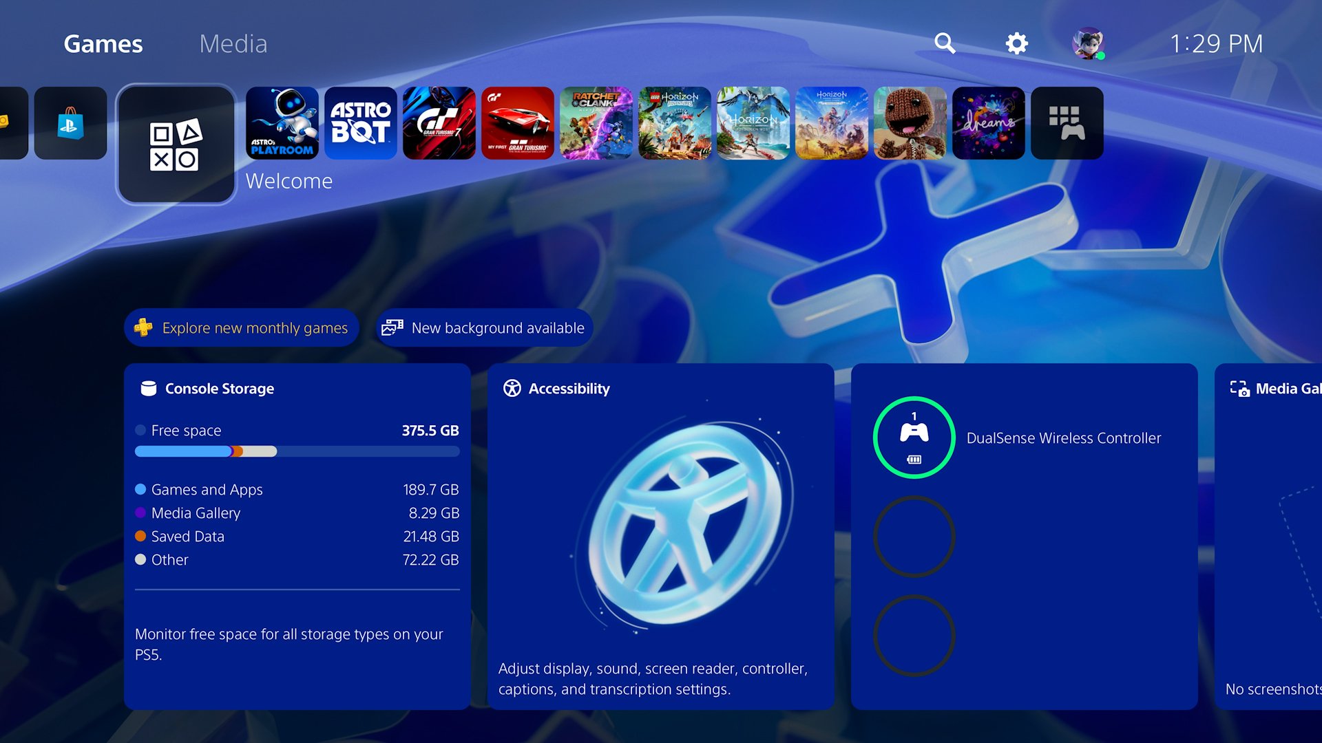 Theme Retro Ps5