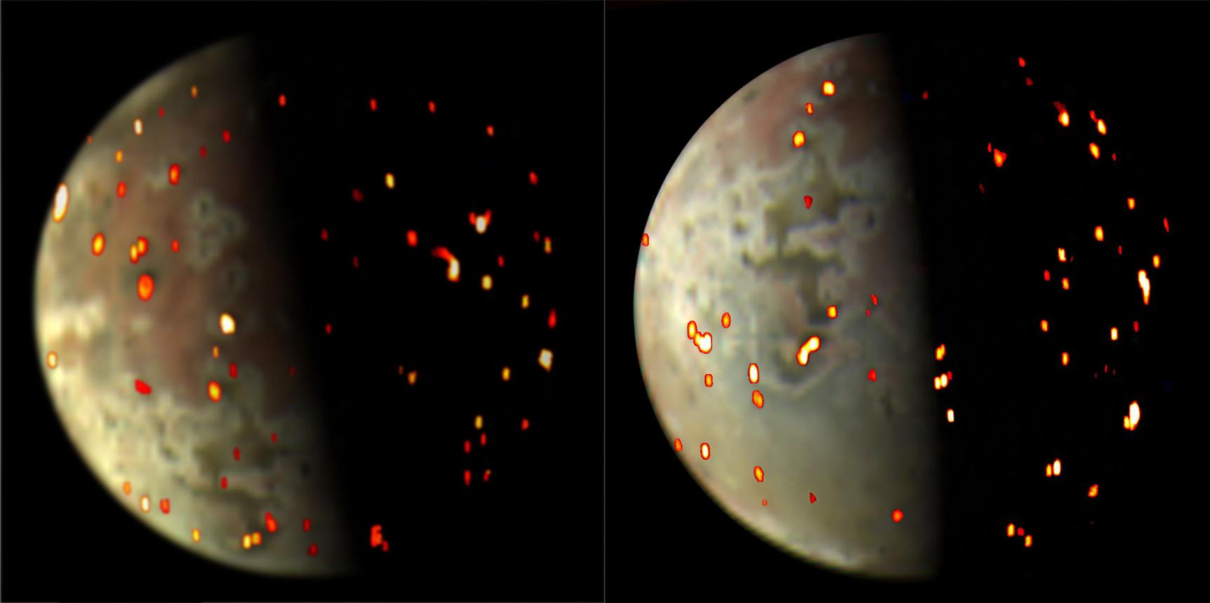 Jupiter Io Activité Volcanique