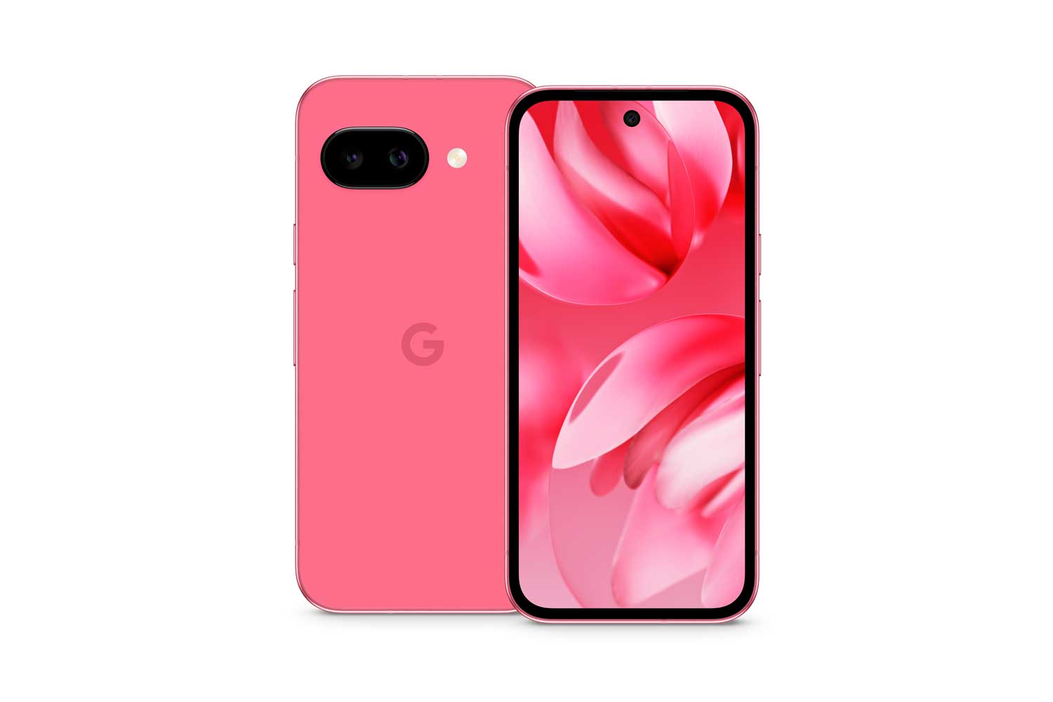 Google Pixel 9a Front Back Peony