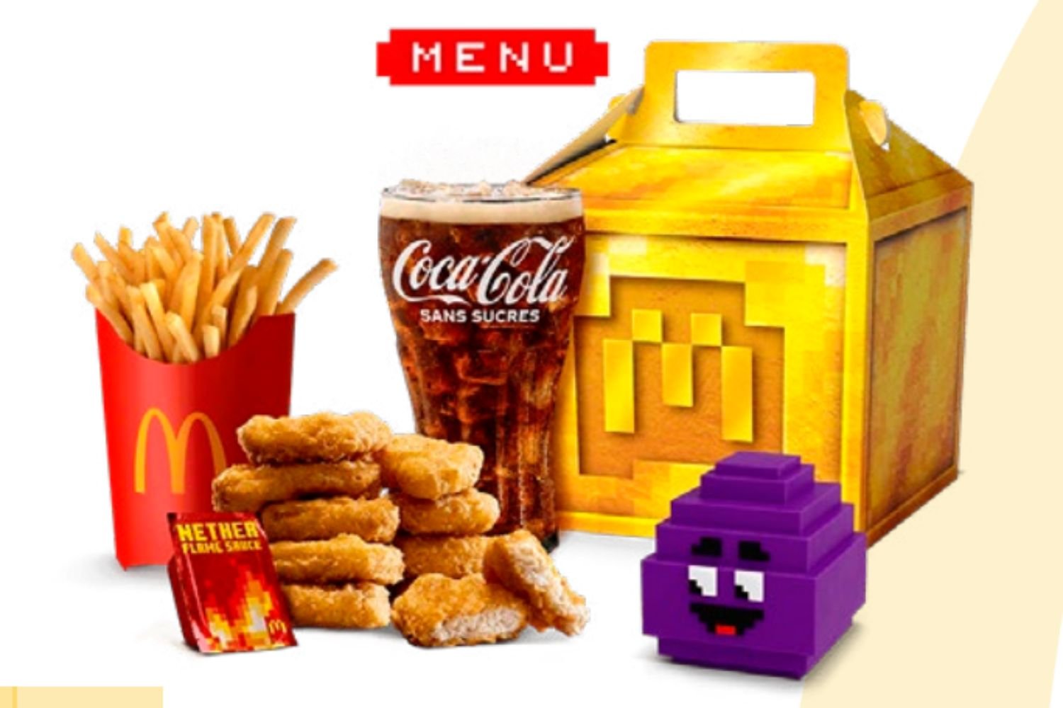 Menu Minecraft Mcdo