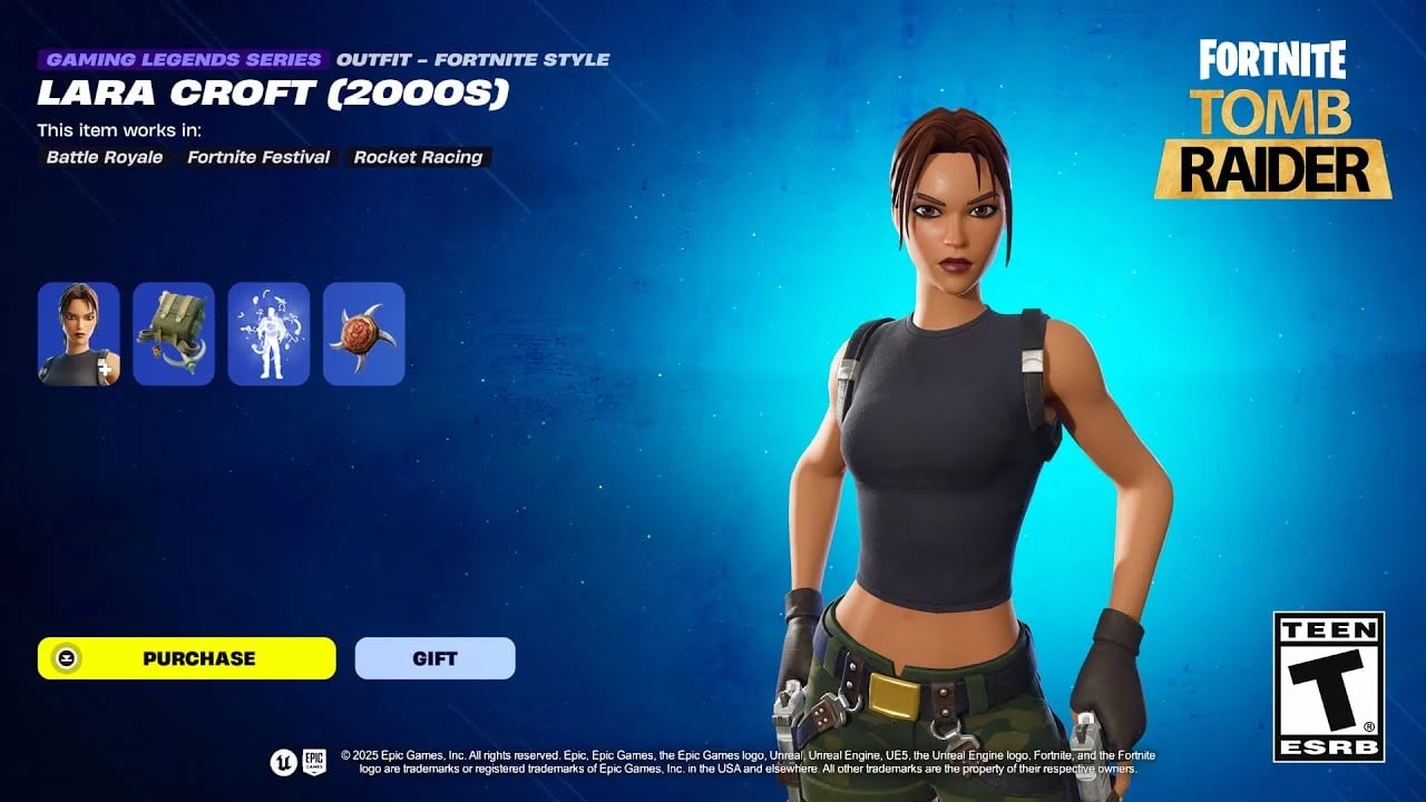 Skin Tomb Raider 6 Ange Des Tenebres Fortnite