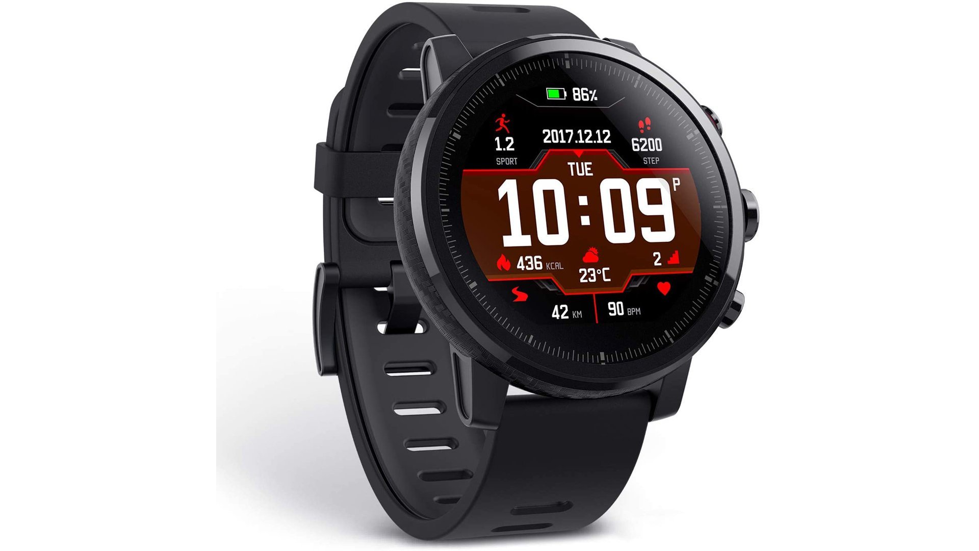 L'Amazfit Stratos est l'un des nombreuses montres connectées de la marque.