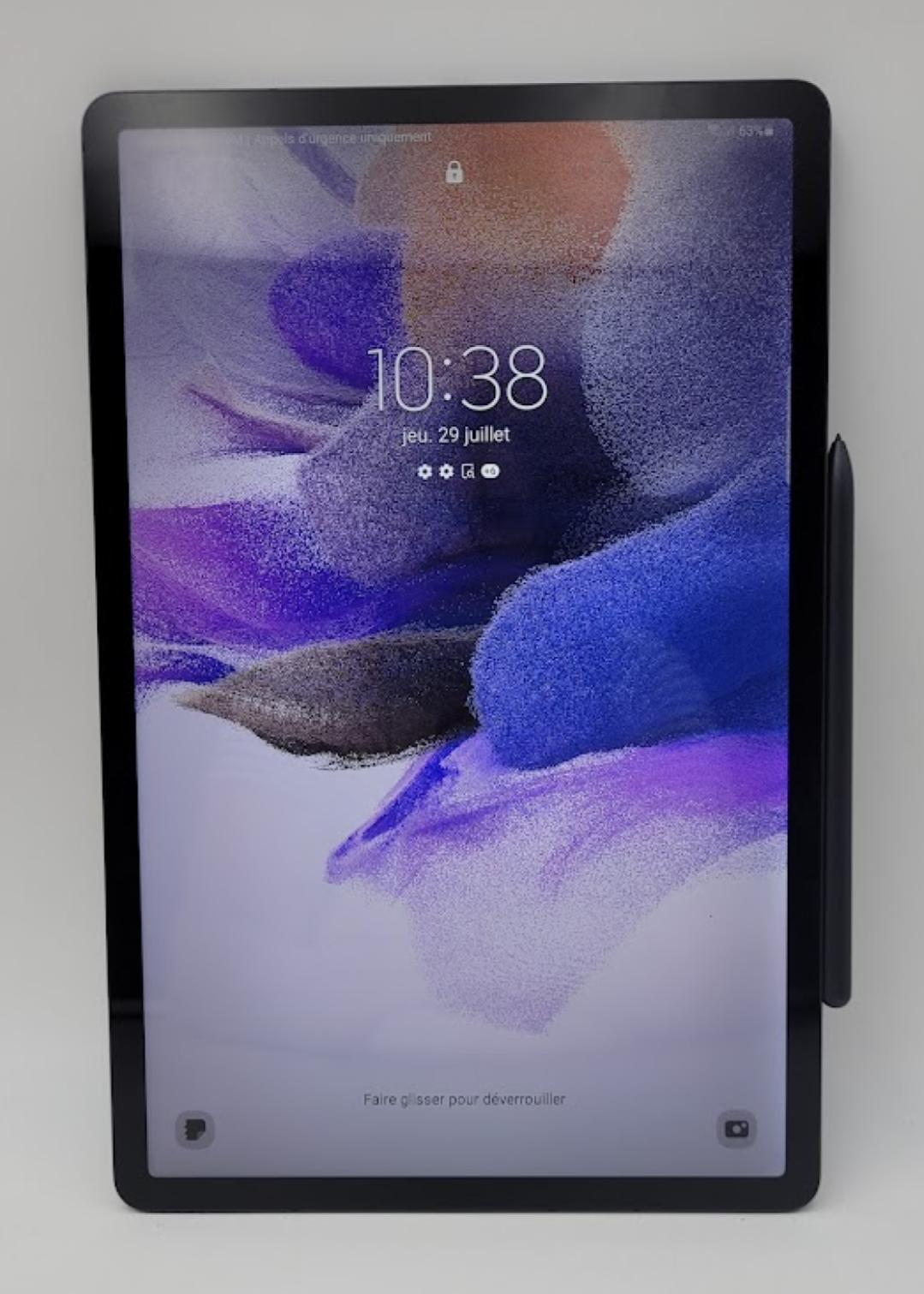 Tablette tactile Samsung Tab S7 FE 128Go 5G Noir - Tablette tactile - Achat  moins cher