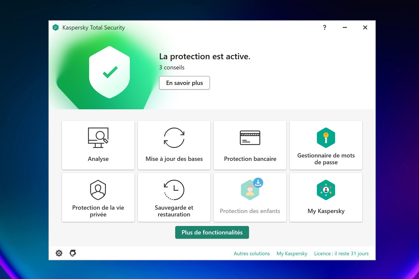 antivirus gratuit Kaspersky