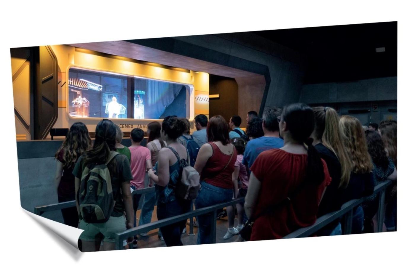 Image from the preshow of Chasseurs de Tornades at Futuroscope