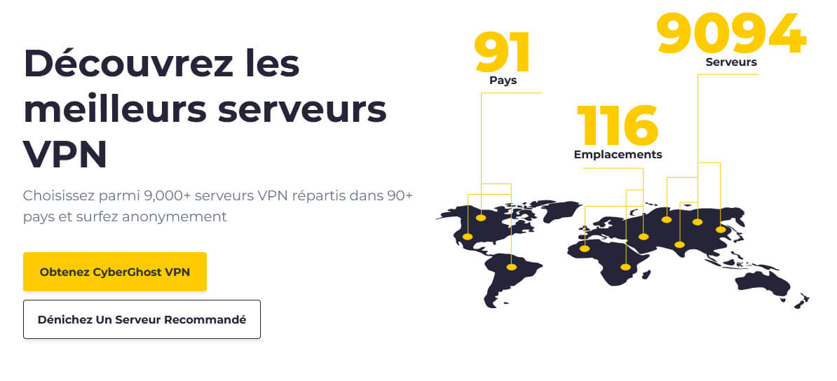 Cyberghost vpn serverləri